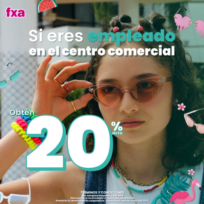foto de DESCUENTO PARA EMPLEADOS MEGAMALL EN FXA 